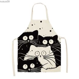 Aprons Apron Kitchen Supplies Housework Restaurant Cartoon Adult Waterproof Household Clean Sleeveless Cooking