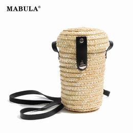 Shoulder Bags Mini Straw Woven Cross Body Pone Purse Small Portable Soulder Beac Travel Wallet Fasion Women Sling Daybag PoucH24217