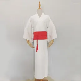 Ethnic Clothing Japanese Kimono Women's Long Lace Bathrobe Traditional Japan Uniform Haori Yukata Gown Girl Kimonos Dress