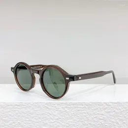 Sunglasses Fashion Frames Retro Round Acetate Japanese Men's Prescription Reading Glasses Eyeglasses High Quality