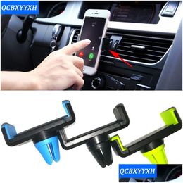 Interior Decorations Car Phone Holder 360 Rotate Adjustable For 7 Air Vent Mount Stand Accessories Drop Delivery Automobiles Motorcycl Dhugw