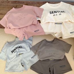 Designer Baby Kids Cloding Jungen Mädchen Kleidung Sets Sommer Luxus T-Shirts Shorts Tracksuit Kinder Outfit