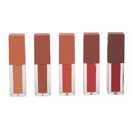 Liquid Lipstick Long Lasting Pumpkin Colour Series Lip Gloss Anti Staining Matte Velvet Moisturising for Gift240129