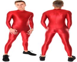 Red Lycra Spandex Catsuit Costume Unisex Yoga Costumes Sexy Women Men Body Suit No HeadHandFoot Halloween Party Fancy Dress Cosp9380855