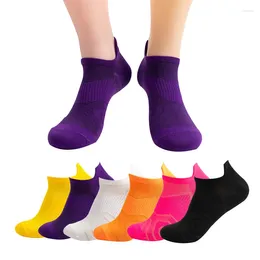 Women Socks 3 Pairs/lot Solid Short Ankle Sports Streets Candy Colours Soft Compression Set Purple Unisex