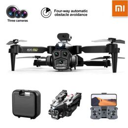 Drones K10 Max Drone Professional Aerial Photography Aircraft 8K Three-Camera HD One-Key Return Obstacle Avoidance GPS Dron Toys YQ240217