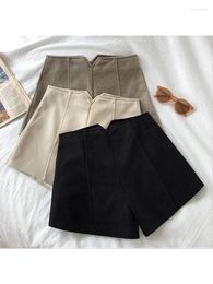 Women's Shorts Women Black Gothic 90s Aesthetic Vintage High Waist Mini Y2k Harajuku Korean Emo Japanese 2000s Style Clothes 2024