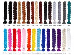 Xiu Zhi Mei Synthetic Braiding Hair Whole Cheap 82inch 165grams Single Color Premium Ultra Braid Kanekalon Jumbo Braid Hair Ex6755312