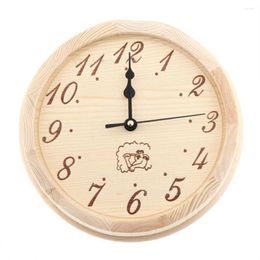 Wall Clocks 9in Clock Timer Light Weight No Glass Or Plastic Cover Rust Proof Durable Simple Sauna For Bedroom