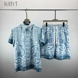 Mens Flower Tiger Print Shirts Casual Button Down Short Sleeve Hawaiian Shirt Suits Summer Beach Designer Dress M-3xl Qw31 J648