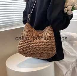 Shoulder Bags Womens straw bag for Summer Woven Women Messenger Bohemian Beach Handbag VacationH24217