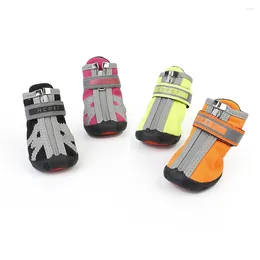 Dog Apparel Reflection Pet Shoes Breathable Non-slip ComfortabSoft Sole Winter Warm Climbing Dogs Boot Mesh And Waterproof Sneaker