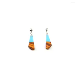 Dangle Earrings Women's Gifts Jewellery Vintage Wood Resin