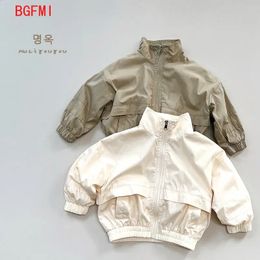 Korean Childrens Clothing Autumn 29Y Spring Coat Boys Thin Jacket Baby Girl Sun Protection Coats Kids Jackets for Girls 240122