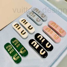 Hair Clips & Barrettes Designer Brand Luxury Letter Youth Style Versatile Classic Hairjewelry with High Quality Family Love Gift Side PUG3