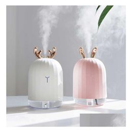 Aromatherapy Epack 220Ml Essential Oil Diffuser Trasonic Air Humidifier Aroma For Home Car Usb Fogger Mist Maker With Led Night Lamp Dhlhj