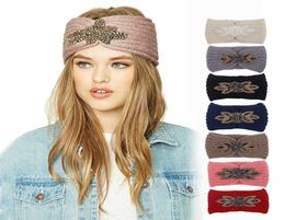 Women Knitted Headbands Winter Warm Head Wrap Wide Hair Accessories2454379