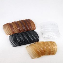 Hair Clips 6 PCS 23 Teeth Plastic Accessories Women DIY Headwear Forehead Clip Daily Handmade Multi-functional Styling Tools Combs