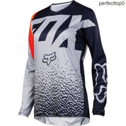 Men's T-shirts Foxx Womens Fast Landing Cross-country Motorcycle Riding Clothes Long Sleeve Racing Clothes Fast Dry Clothes Breathable