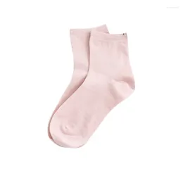 Women Socks 24 80% Silk High Quality Brand Natural Fabric Solid Breathable Casual Short Crew Girl