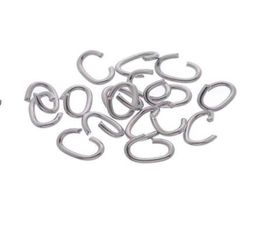 LASPERAL 100PCs Stainless Steel Open Ring Oval Spilt Jump Rings DIY Jewellery Findings Accessories DIY Hand Made Craft Making2171408