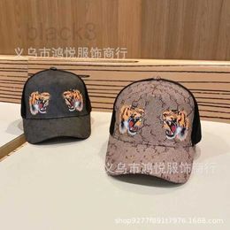 Ball Caps Designer Summer Women's Baseball Hat Mesh Hat Fashion Double Tiger G Letter Embroidered Men's Duck Tongue Cap Sunscreen Hats 65VQ