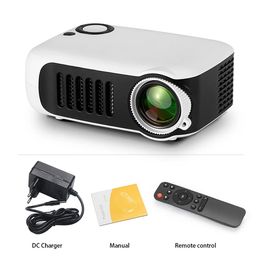 MINI Projector Home Cinema Theater Portable 3D LED Video Projectors Game Laser Beamer 4K 1080P Via HD Port Smart TV BOX