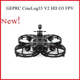 Drones 2023 GEPRC CineLog35 V2 HD O3 6S with Air Unit VTX/Camera 3.5 Inch FPV Drone PNPTBS Nano RX ELRS 2.4G Receiver F722-45 AIO YQ240217