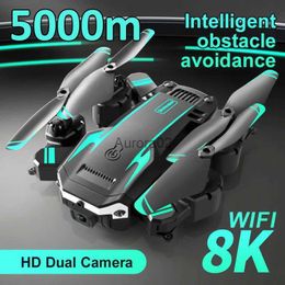 Drones New G6 Professional Foldable Quadcopter Aerial Drone S6 HD Camera GPS RC Helicopter FPV WIFI Obstacle Avoidance Funny Toy Gifts YQ240217