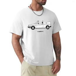 Men's Tank Tops Triple White 1 Cabriolet T-Shirt Cute Clothes Korean Fashion Mens T Shirts Casual Stylish