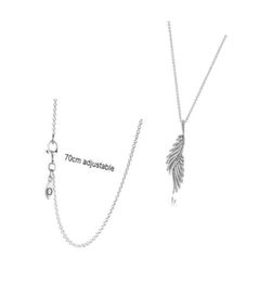 FAHMI 925 Silver Charm CHAIN Necklace Phoenix Feather Pendant Ladies Jewelry41708008201393