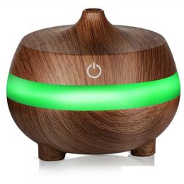 Aromatherapy Drop Ship 300Ml Air Humidifier Essential Oil Diffuser Aroma Lamp Electric Mist Maker Led Changing For Delivery Health B Dh9Yg