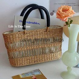 Totes Woven French Vintage High Quality Beach Resort For Series Portable BagH24217