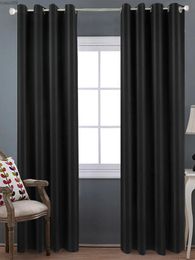 Curtain Blackout Curtain For Bedroom Opaque Blinds Curtain for Window Living Room Kitchen Treatment Ready Made Small Drapes High Shading