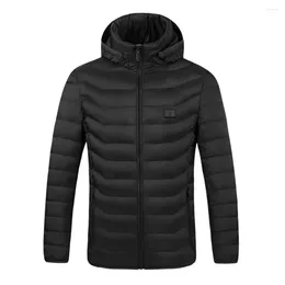 Skiing Jackets Outdoor Neck Heating Jacket Washable Keep Warm Breathable Fashion Three-stall Temperature Control Waterproof Cloth