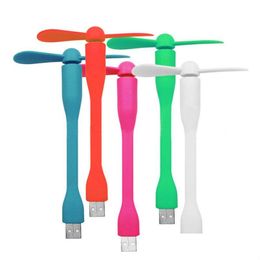 Usb Gadgets Wholesale Mini Usb Fan Pocket Gadget Portable Summer Micro Cooling 6Colors For Phone Android Otg Phones Power Bank Laptop Dhchi