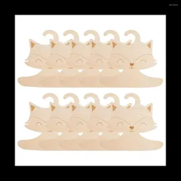 Jewellery Pouches Baby Clothes Hangers-Creative Wooden Hangers For Nursery Adorable Cartoon Shaped Kids Infant Hanger