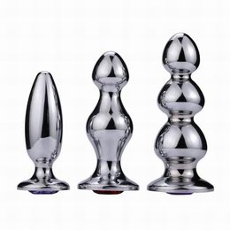 Other Health & Beauty Items Super Large Butt Plug Erotic Toys Aluminium Alloy Anal Adt Products For Men Women Gay Vagina Prostate Masr Dhzuc