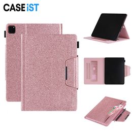 CASEiST Luxury Glitter Magnetic Flip Wake Sleep PU Leather Wallet Card Cash Slots Stand Holder Tablet Case Cover Bag For iPad Air Mini Pro 1 2 3 4 5 6 7 8 9.7 10.2 10.5 11 12.9 inch