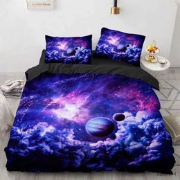 Bedding sets Romantic Magic Galaxy Bedding Set Queen King Full Size Duvet Cover Sets with Cover Teens Women Bed Linen Comforter Sets