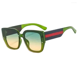 Sunglasses 2024 Cat Eye Women Designer Red Green Sun Glasses Vintage Eyewear Male UV400