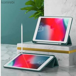 Tablet PC Cases Bags For iPad 10.2 9/8/7/6/ 10th Generation case Pro 11 2021 2018 9.7 10 5 Smart Cover with Pencil Holder Mini 4 2020 Air 5 10.9 2022L240217