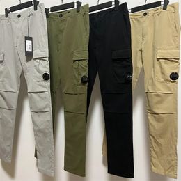 Garment Dyed Cargo Pants One Lens Pocket Pant Outdoor Men Tactical Trousers Loose Tracksuit Size M-XXL 240126