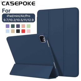 Tablet PC Cases Bags For iPad Air 3 Pro 10.5 Inch Case Air 9.7 1/2th 10.9 4/5th Tablet Accessories Pro 11 Pro 12.9 Mini 1/2/3/4/5/6 Protective CoverL240217