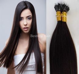 100g 18inch 20inch 22inch 2Darkest Brown REMY MICRO NANO RINGS hair extensions 100 INDIAN REMY Human 5A Grade Hair Extension8425766