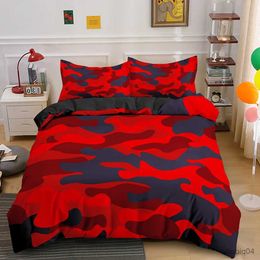 Bedding sets Home Textile Cool Boy Girl Kid Adult Duver Cover Set Camouflage Bedding Sets King Queen Twin Comforter Covers With case