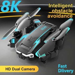 Drones New Drone 8K 5G Professional HD Aerial Photography Obstacle Avoidance UAV Four-Rotor Helicopter RC Distance Quadcopter Toys YQ240217