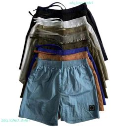 Fashion Stones-island Mens Stones Shorts Promotion Trend Cool Summer Days Elastic Band Badge Sports Shorts High Quality 766