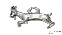 Antique Silver Plated Billy Goat Capricorn Charms DIY Nature Jewelry Making for Bracelet or Necklace7364111