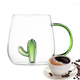 Wine Glasses Glass Coffee Cup Animal Drinking 3D Mug Cute High Borosilicate Water Cold Drink Gift Drinkware For Home